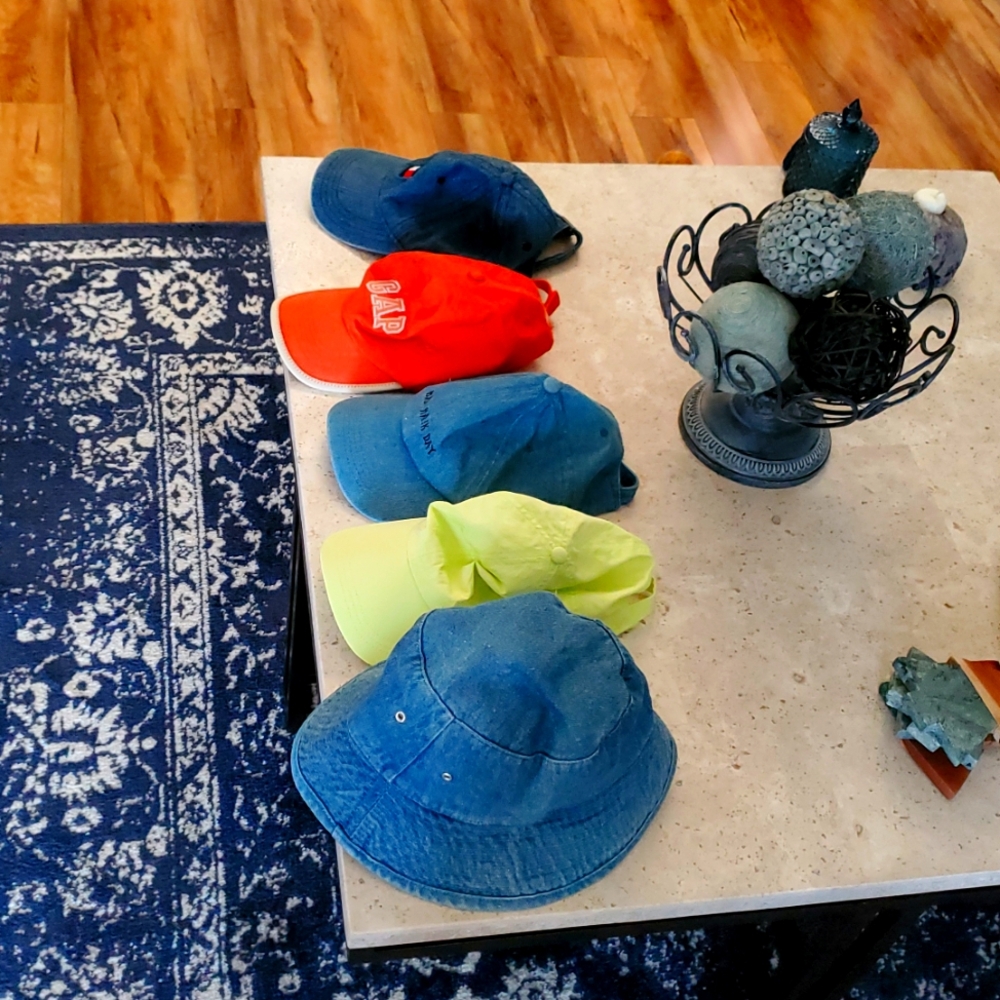 Tommy Hilfiger, Gap, A New Day, Etc.. Hats Caps - Blue and Yellow, Orange, Denim